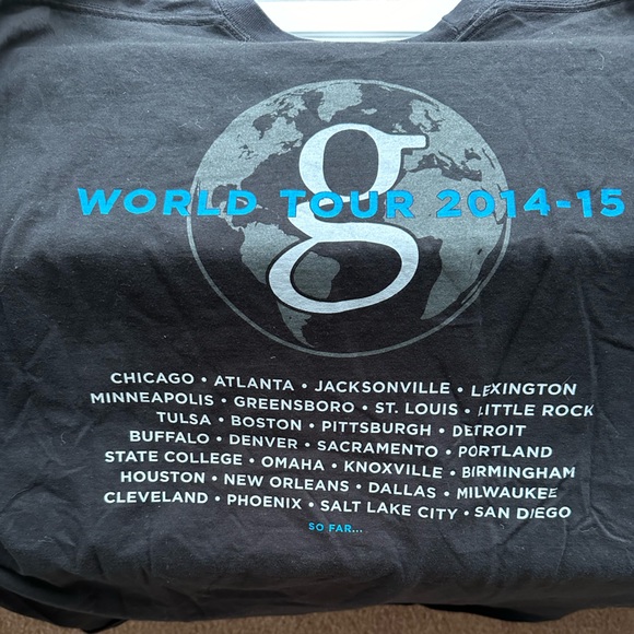 Garth Brooks 2014- 2015 world tour shirt - Picture 2 of 6